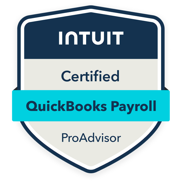 Intuit Certified QuickBooks Payroll ProAdvisor Badge